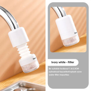 360° Rotatable Spray Head Water Filter Tap Head Kitchen Adjustable Splash-Proof Faucet Extender Kitchen Faucet Nozzle Mini Tap