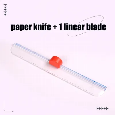 JIANWU 7 in 1 Multifunctional Paper Cutter Multiple Cutter Head Cutters Tools Creative DIY Journal Stationery