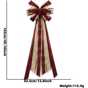 เครื่องประดับริบบิ้นลายกวางเอลค์ลายสก๊อตสุดงดงาม