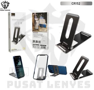 CR152 - Phone Holder LENYES CR-152 Holder Hp di Meja Stand Dudukan Handphone dan Tablet Lipat Anti Slip Material Besi