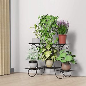6/7/9 Tiers Flower Stand Plant Floor Shelves Balcony Living Room Floor Standing Flower Shelf Storage Planter Display Shelves Balcony Home Garden