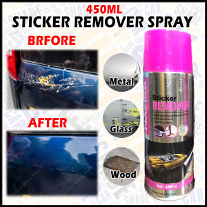 ✨ Naviss Sticker Remover 450ml Adhesive Cleaning Car Glue Clear Double-Sided Adhesive Removal Remove Car Sticker Label Scrapper 不干胶贴纸 粘胶去除喷雾 粘胶去除剂 Penyembur Pembersih Pelekat Car Care DIY