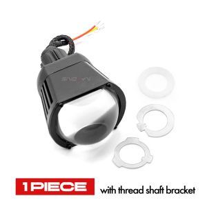 Sinolyn Square LED Mini Driving Lights Spotlights Devil Eyes Headlights 24000LM High Beam Projector Lens 6000K LED Lights Car Motorcycles DIY