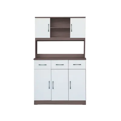 Living Mall Jimae Series Modular Kitchen Cabinet with Hanging Cabinet in 10 Models
