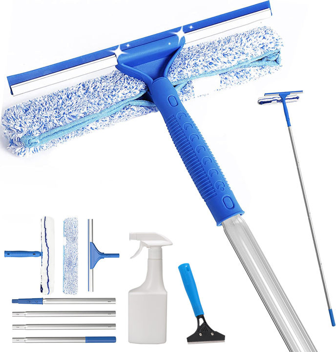 Window Glass Door High Cleaning Tools Kit Household Squeegee