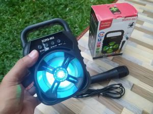 Speaker Bluetooth + Mic karaoke SQRS-663 Speaker Bluetooth Karaoke SQRS833