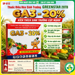 [COMBO 2 VIÊN] GREENSTAR 20TB – GA3-20% – KÍCH THÍCH SINH TRƯỞNG (Viên 5g)
