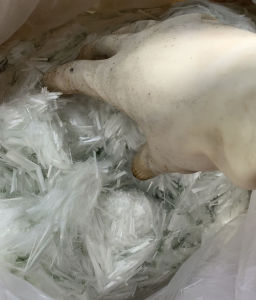 [1kg]-SỢI THUỶ TINH cắt sẵn chống nứt bê tông làm phào chỉ