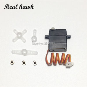Real hawk 2pcs 1.7g Low Voltage Micro Digital Servo Mini JST1.0/1.25 Connector For RCplane car Truck Helicopter Boat toys Model