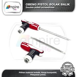 Obeng T amerika (bisa min-plus ) 2 in 1 25cm Pistol