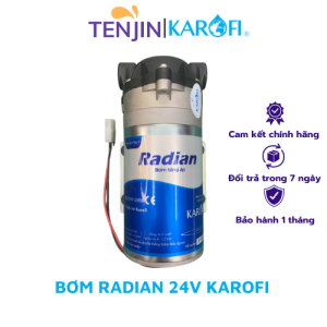 Bơm 24v Radian KAROFI - dùng cho máy lọc nước RO và dàn phun sương - Hàng chính hãng
