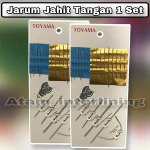 Jarum Jahit Tangan 1 Set TOYAMA | Assorted Needle Compacts Jarum Jahit Baju Celana Kasur Terpal Matras | Jarum jahit tangan serba guna | jarum jahit baju pakaian | Jarum Jahit Kasur | Jarum Jahit Tangan Kemasan Lengkap 1 set | jarum jahit anti karat