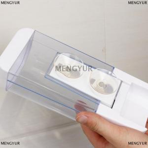 [COD] MENGYUR New Bathroom Non-punching Manual Press Soap Dispenser Wall Hanging Traceless Paste Disinfectant Bottle Transparent Dispenser
