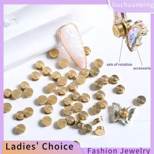 [Hot Sale Jewellery]liuchuanbing 5pcs Manicure rotating jewelry accessories universal rotating bearings rotatable transfer bead nail decoration