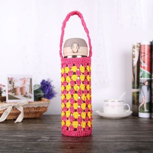 INVADER Outdoor Camping Accessories Phone Bag Water Bottle Carrier Bag Knitted Cup Pouch Water Bottle Cover Cup Sleeve