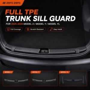 For Tesla Highland Model 3 Juniper Model Y YL Rear Trunk Sill Protector Tailgate Guard Plate Cargo Entry Cover Accessories Zero zero