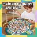 Mainan fishing game + keranjang ikan mainan pancingan ikan anak kado ulang tahun anak. 