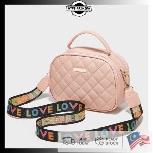 Hype Fashion 🌈 Ready Stock 🌈 2023 Korean version of the all-match single shoulder bag Messenger bag handbag women embroidery bag