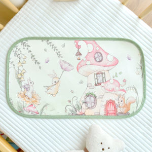 Cool Newborn Cloud Pillow Summer Ice Silk Baby Protection Pillow Breathable Sweat Absorbing Cushion