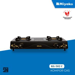 Miyako Kompor Gas 2 Tungku - KG502C - FREE ONGKIR Jabodetabek