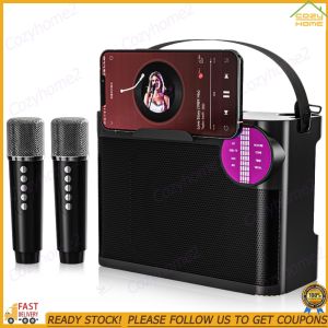 [CY] Bluetooth-Compatible 5.3 Karaoke Speaker Removable Strap Wireless Karaoke System HD Sound Boombox for Home Parties