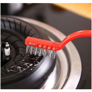 3Pcs Gas Stove Cleaning Brushes Kitchen Tool Metal Fiber Brushes Iron Brush Cleaning Wire Brush Copper Cleaning Tools