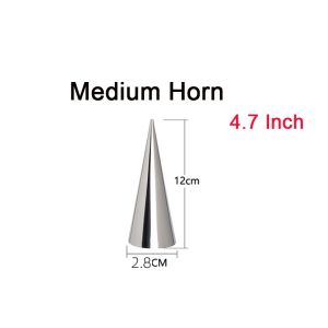 กรวยพันขนม กรวยขนมปังก้นหอย กรวยครีมฮอร์น พิมพ์ขนม กรวยสแตนเลสแบบแท่ง/กรวย