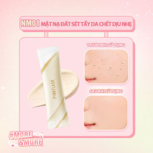 Mặt nạ đất sét PINKFLASH thiên nhiên Vitamin C hỗ trợ giảm mụn làm sạch sâu kiềm dầu tẩy tế bào chết làm sáng da