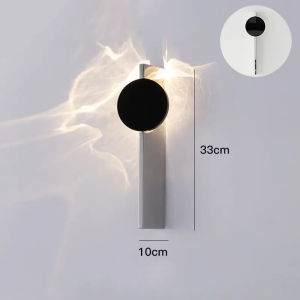 Angel Eye Wall Light Minimalist Stainless Steel Art Wall Sconce Modern Rotatable Corrugated Wall Light Creative Led For Bedroom Living Room
