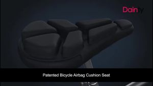 Bicycle Seat Cushion - Patented Decompression Airbag Pressure Relief Saddle Pad Cover for Grab Mountain Bikes E-Scooters Accessories JFT Dainty