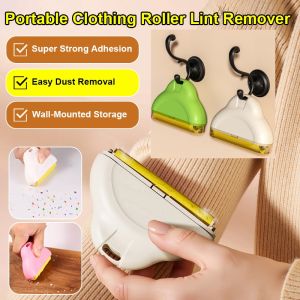 🔥 Big Discount🔥Household Powerful Portable Hair Stickers Dust Hair Remover Washable Lint Roller With Handle Strong Adhesive Pet Hair Remover For Clothes Portable Fabric Fuzz Cleaner Reusable Design Fabric Fuzz Cleaner Tool