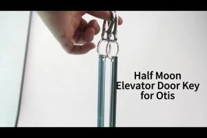 2 Pack Half Moon Elevator Door Key for Large Lunar Key Elevator