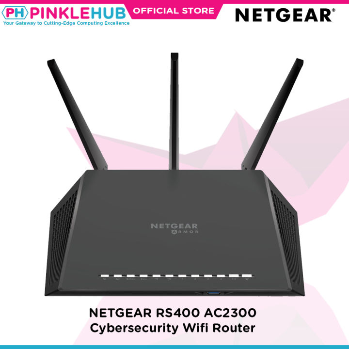 PinkleHub | NETGEAR RS400 AC2300 Cybersecurity Wifi Router (RS400 ...