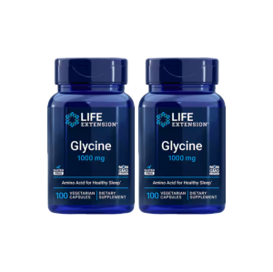 Life Extension Glycine 1000mg 100 Veg Caps - Relaxation & Wellness Support