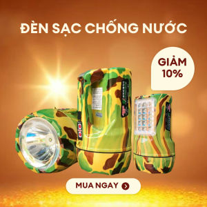 Đèn Led Sạc Tích Điện Xách Tay Pha Siêu Sáng