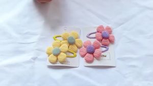 2PCS New Flower Hair Clip Simple BB Clips for Kids Girls Hairpins Cute Fashion Hair Accessories