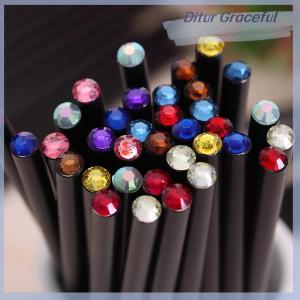 Ditur 2X Black Rod HB Pencil With Colorful School Painting Writing Pencil