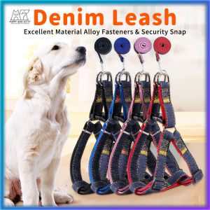 Adjustable Denim Dog leash for big dogs Pet Leash Dog Harness Leash for Small Dogs Belt Traction