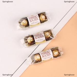 [COD] Springhooe 1Pcs Dollhouse Simulation Mini Chocolate Dollhouse Food Decoration Toy Dolls House Accessories Pretend Play Toys