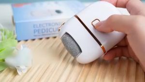 【12H Ship】Electric Foot Callus Remover Rechargeable Pedicure File Roller For Feet Dead Skin Removal Home Kit