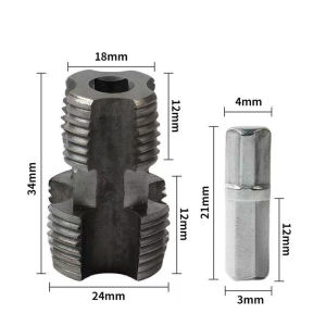 PRP Pipe Hole Drill Efficient And Wear-Resistant - Dual Head Design Fits 1/2 Inch & 3/4 Inch Water Pipes