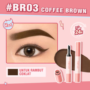 [Official] PINKFLASH #ColorLock Eyebrow Pomade Cream dengan pigmentasi tinggi tahan air tahan luntur tahan lama tidak menggumpal lembut halus cepat kering dan membentuk alis E16