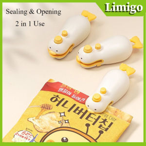 Cute Duck Snack Sealing Machine Household Mini Sealing Machine Hand Pressure Sealing Plastic Sealing Machine Food and Vegetable Preservation Sealing Tool