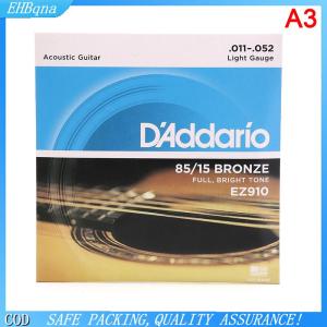 [COD] One Set Of 6 Strings Acoustic Guitar Strings EZ890 - EZ930 85 15 Bronze Material