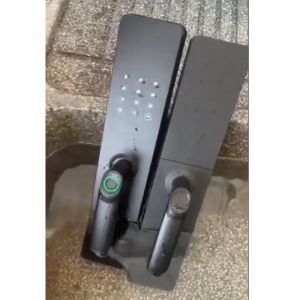 Waterproof Smart Lock Door Lock Main Door Smart Door Lock Home Security Door Password/IC Card/Key/Fingerprint Unlock Biometrics Smart Door Lock System 3 Year Warranty Door Knob For Main Door Applicable to Left & Right
