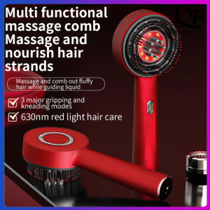 เครื่องนวดผมบำบัดด้วยแสงสีแดงไฟฟ้าแบบอีเอ็มเอสทำให้ผมเจริญเติบโตน้ำมันปลูกผมป้องกันการสูญเสียดูแลชาร์จได้