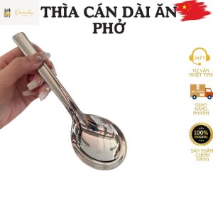 Thìa inox thìa to ăn phở thìa to ăn canh thìa inox cao cấp thìa cán dài thìa đẹp thìa cao cấp