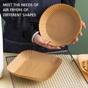 Disposable Air Fryer Paper Liner Oil-Proof Absorbing Non-Stick Parchment for BBQ Household Baking