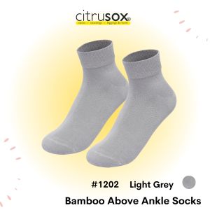 CITRUSOX Soft Silky Feel Bamboo Above Ankle Socks (22-25 cm fits EU 36-40) #1202