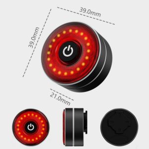 Universal Road Bike Brake Tail Light Waterproof Brake Sensing Light High-quality Light Beads Long-range Beam  Auto Start Stop
